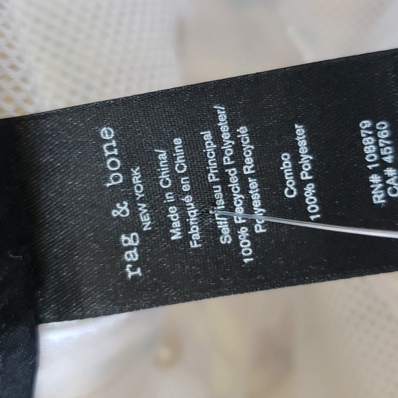 rag & bone | NWT Addison Sporty Yellow Cream Plaid Baseball Cap SZ OS - Picture 8 of 10